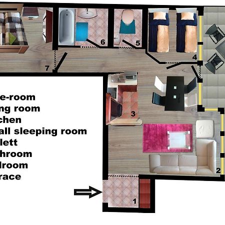 Merry&Car - Huge Balcony + Living Room + 2Br Budapest Luaran gambar
